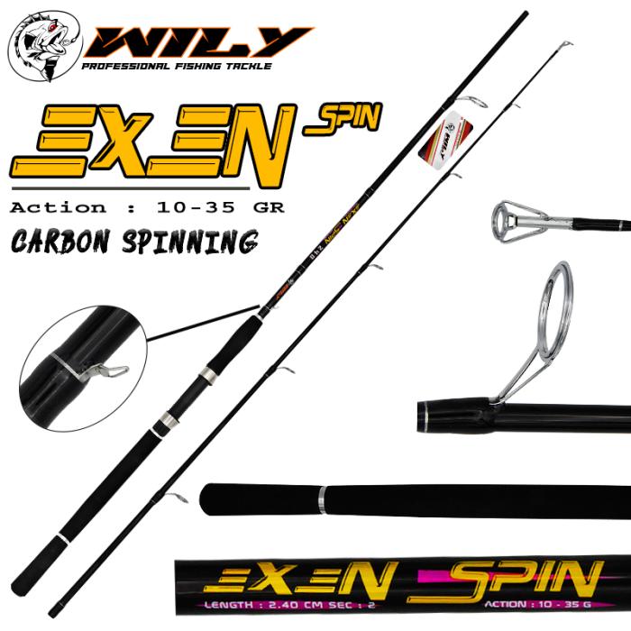 Wily Exen Spin Kamış 240 cm 10 - 35 gr