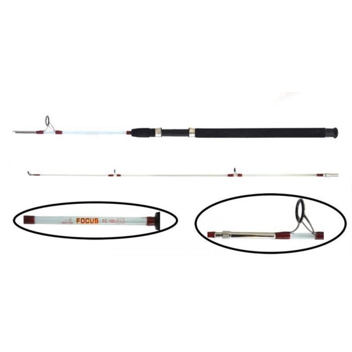 Portfish Focus 180 cm Vidalı Dolgu Tekne Kamışı 15 lbs